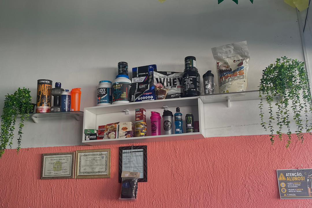 Imagem da estrutura da academia