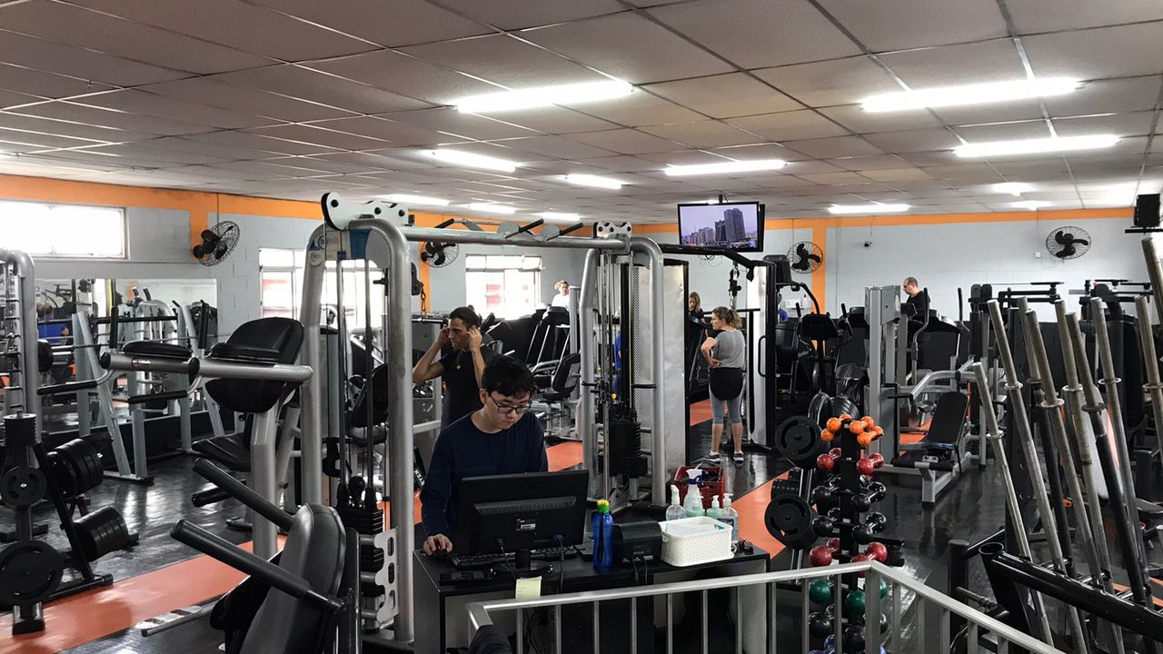 Imagem da estrutura da academia