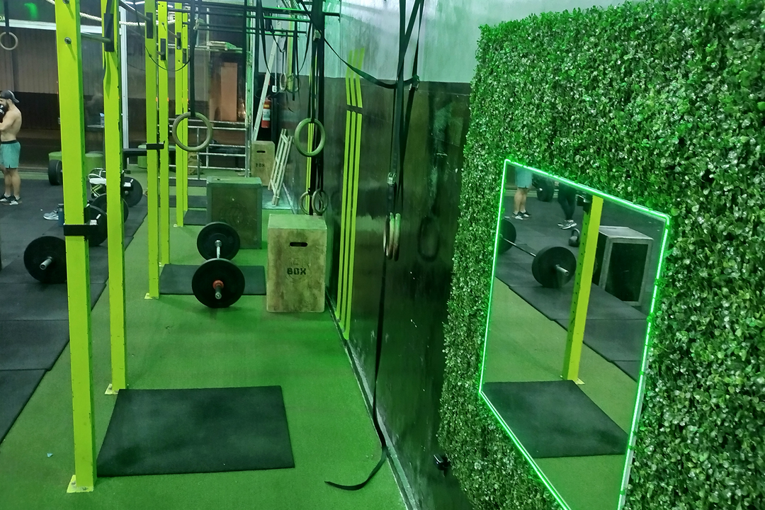 Imagem da estrutura da academia