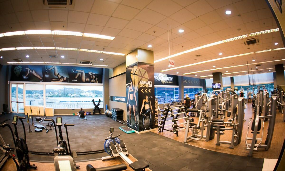 Imagem da estrutura da academia