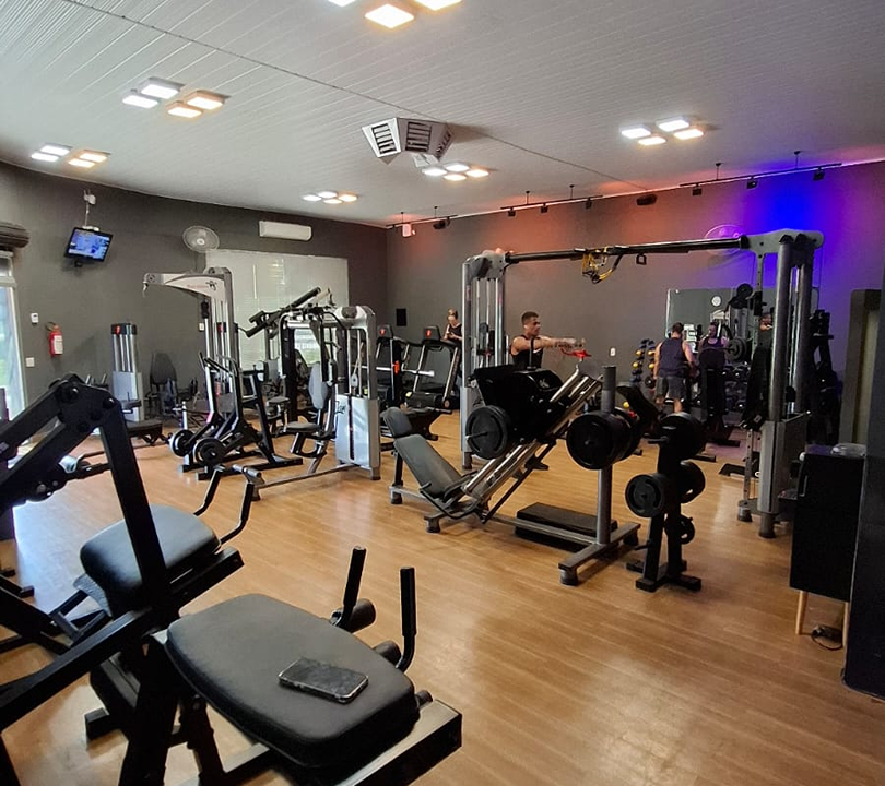 Imagem da estrutura da academia