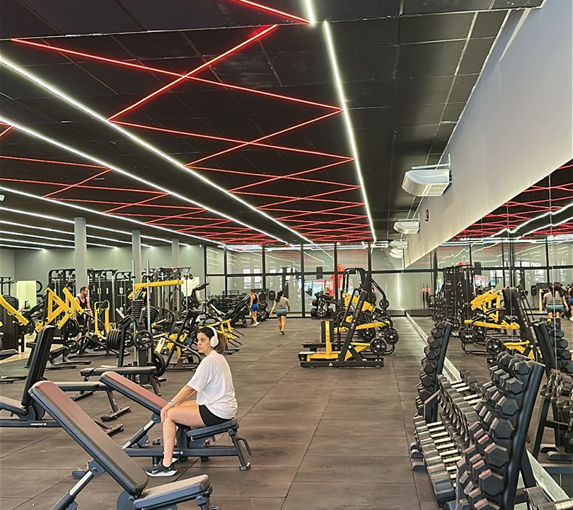 Imagem da estrutura da academia