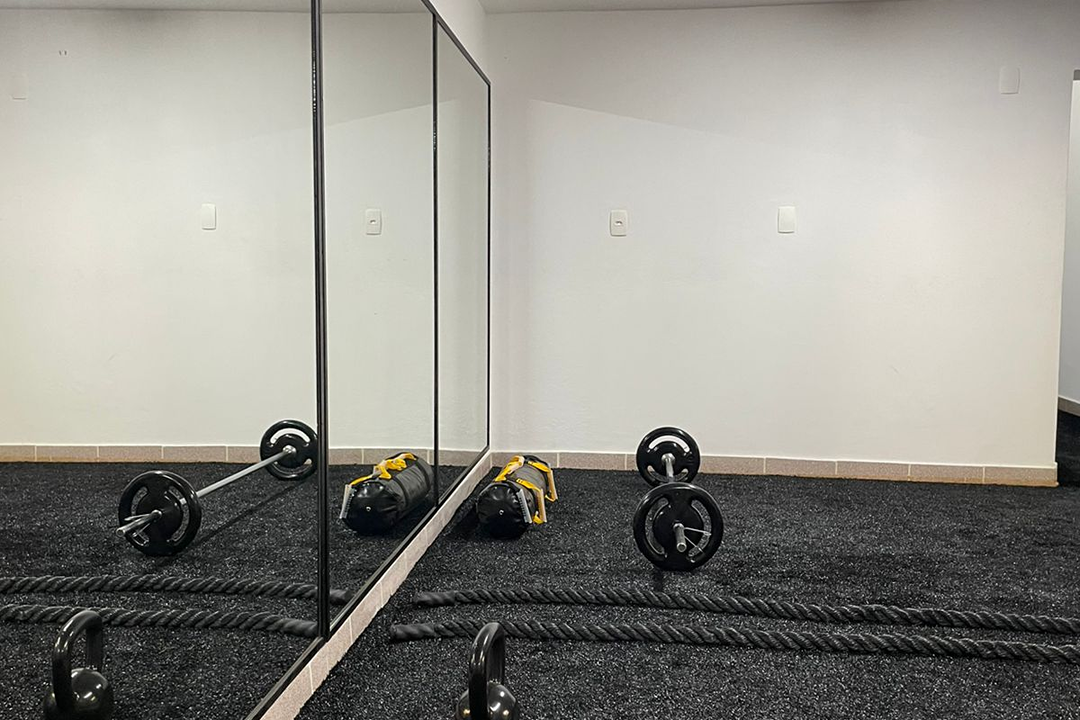 Imagem da estrutura da academia