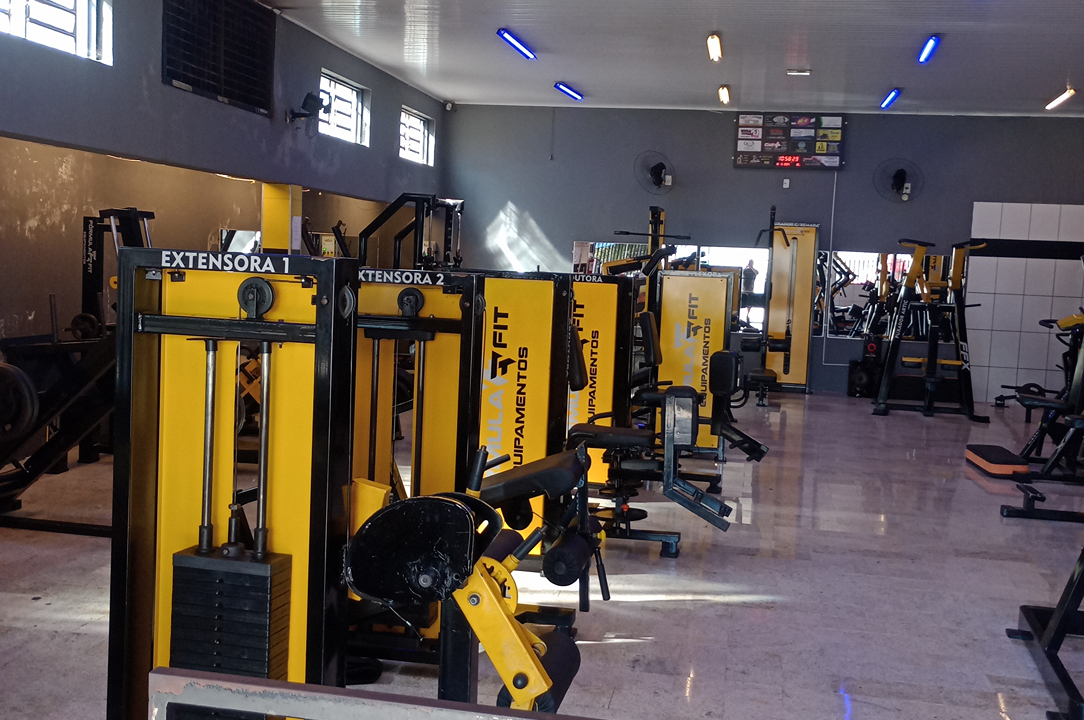 Imagem da estrutura da academia