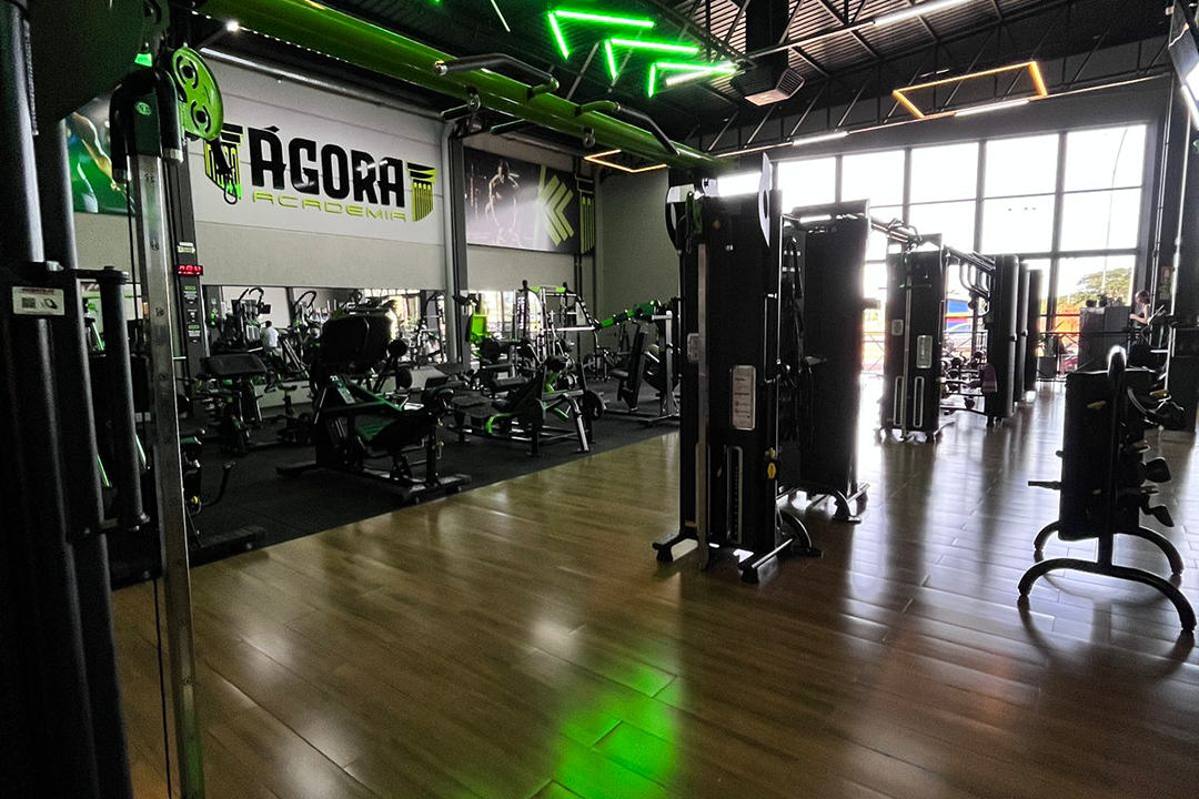 Imagem da estrutura da academia