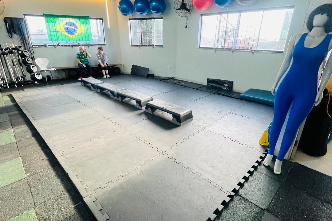 Imagem da estrutura da academia