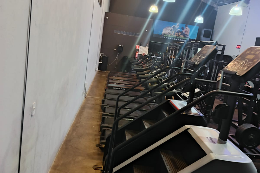 Imagem da estrutura da academia