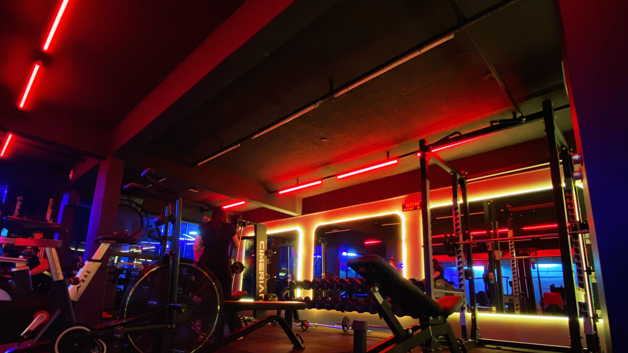 Imagem da estrutura da academia