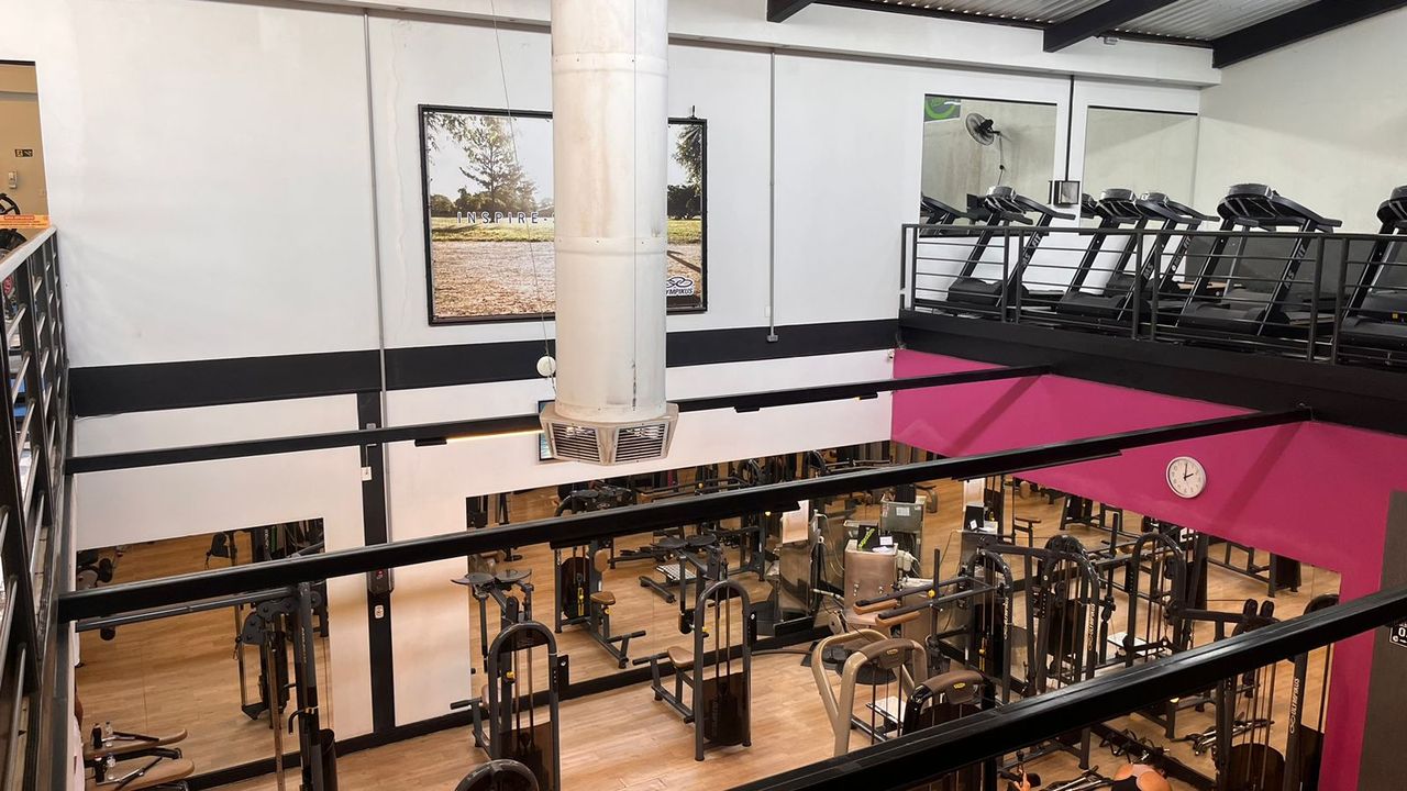 Imagem da estrutura da academia