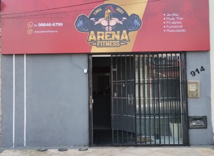 Imagem da estrutura da academia