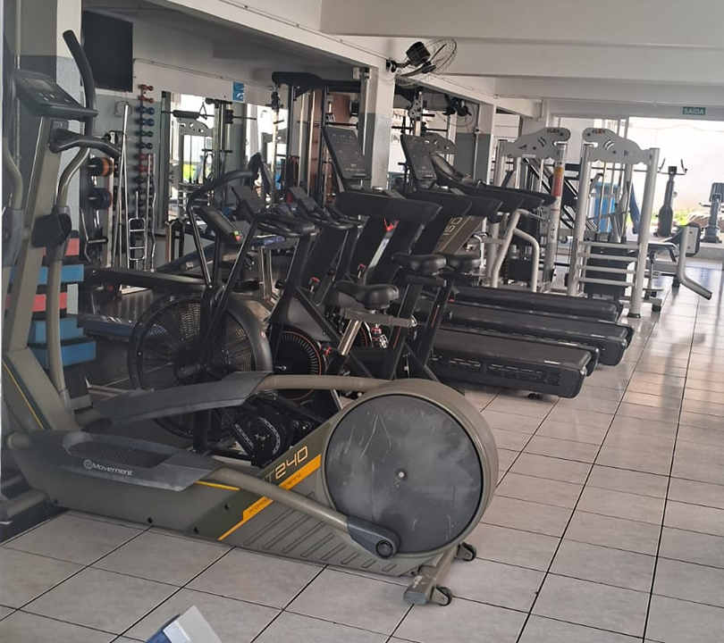Imagem da estrutura da academia