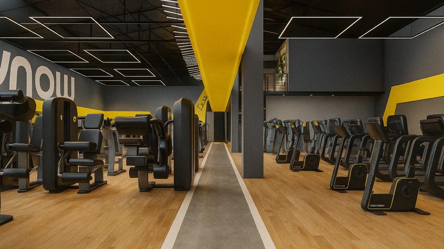 Imagem da estrutura da academia