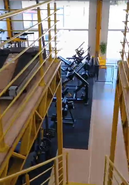 Imagem da estrutura da academia