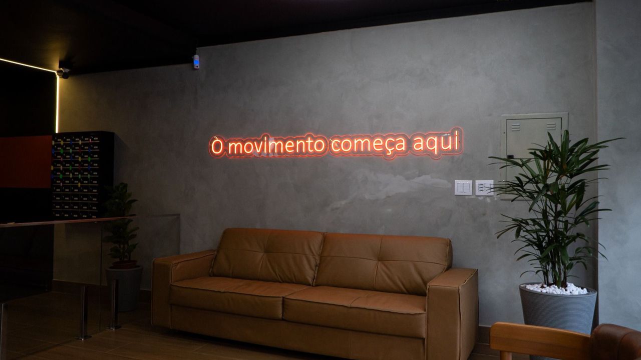 Imagem da estrutura da academia