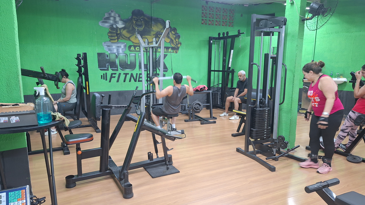 Imagem da estrutura da academia