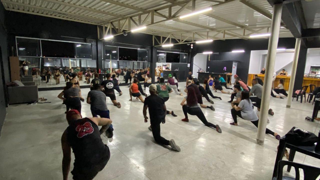 Imagem da estrutura da academia
