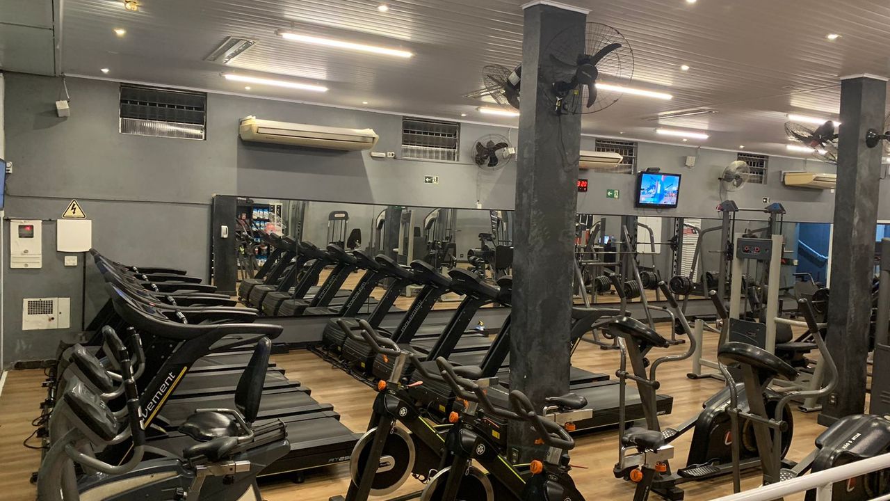 Imagem da estrutura da academia