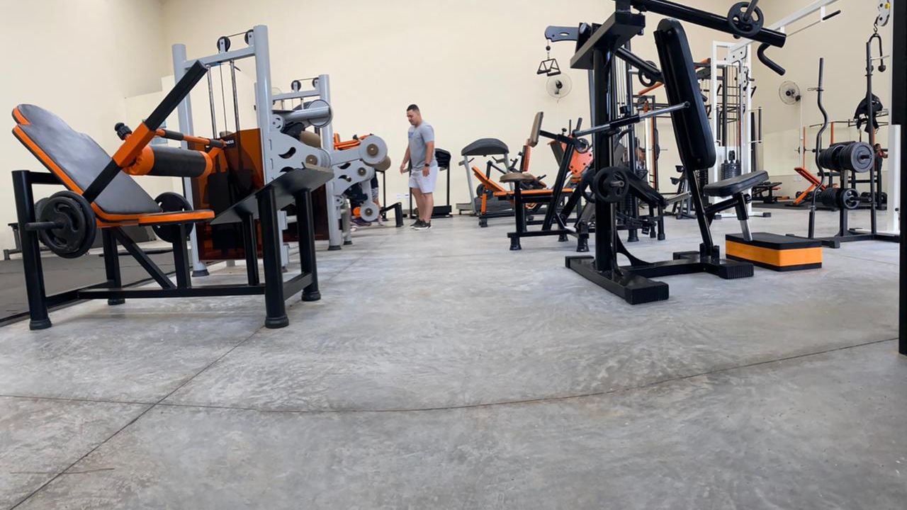 Imagem da estrutura da academia