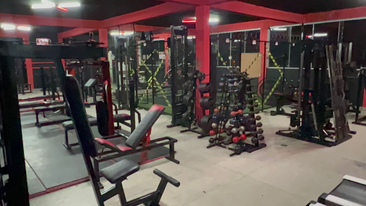 Imagem da estrutura da academia