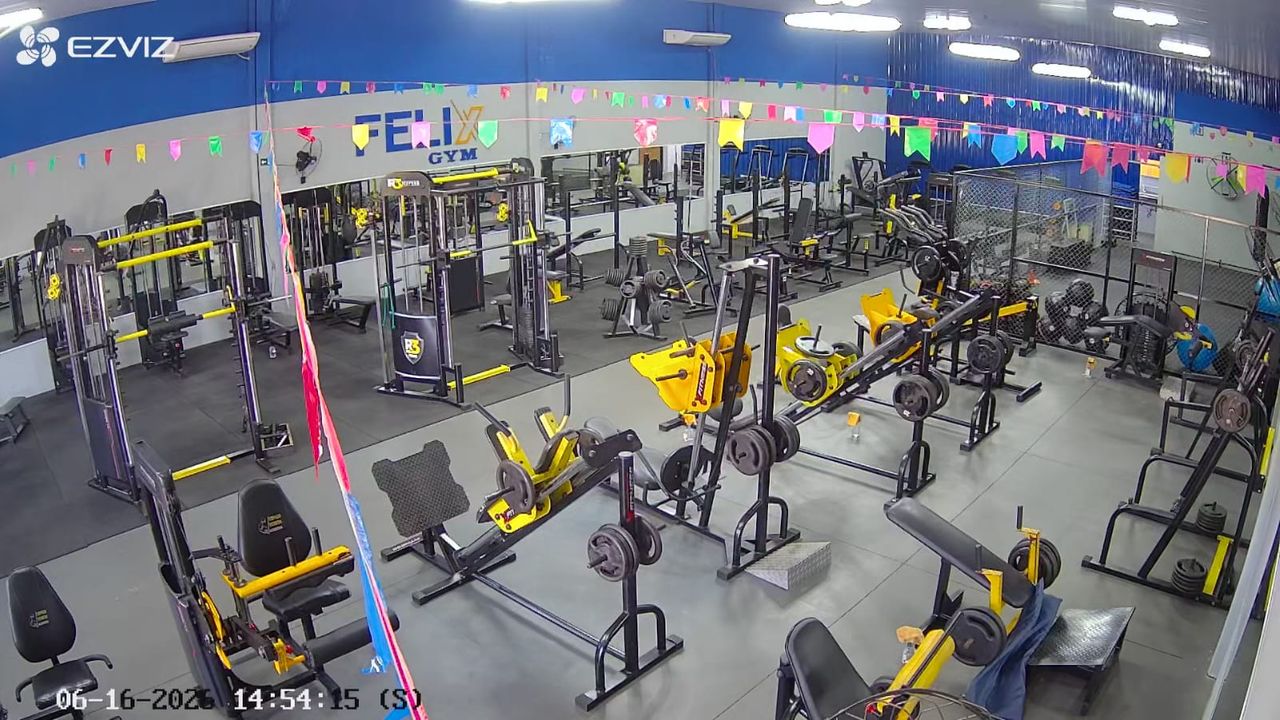 Imagem da estrutura da academia
