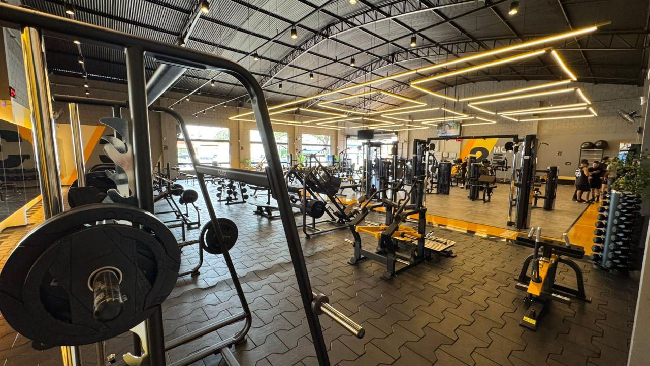 Imagem da estrutura da academia