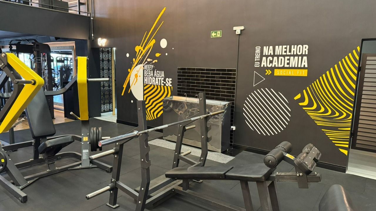 Imagem da estrutura da academia