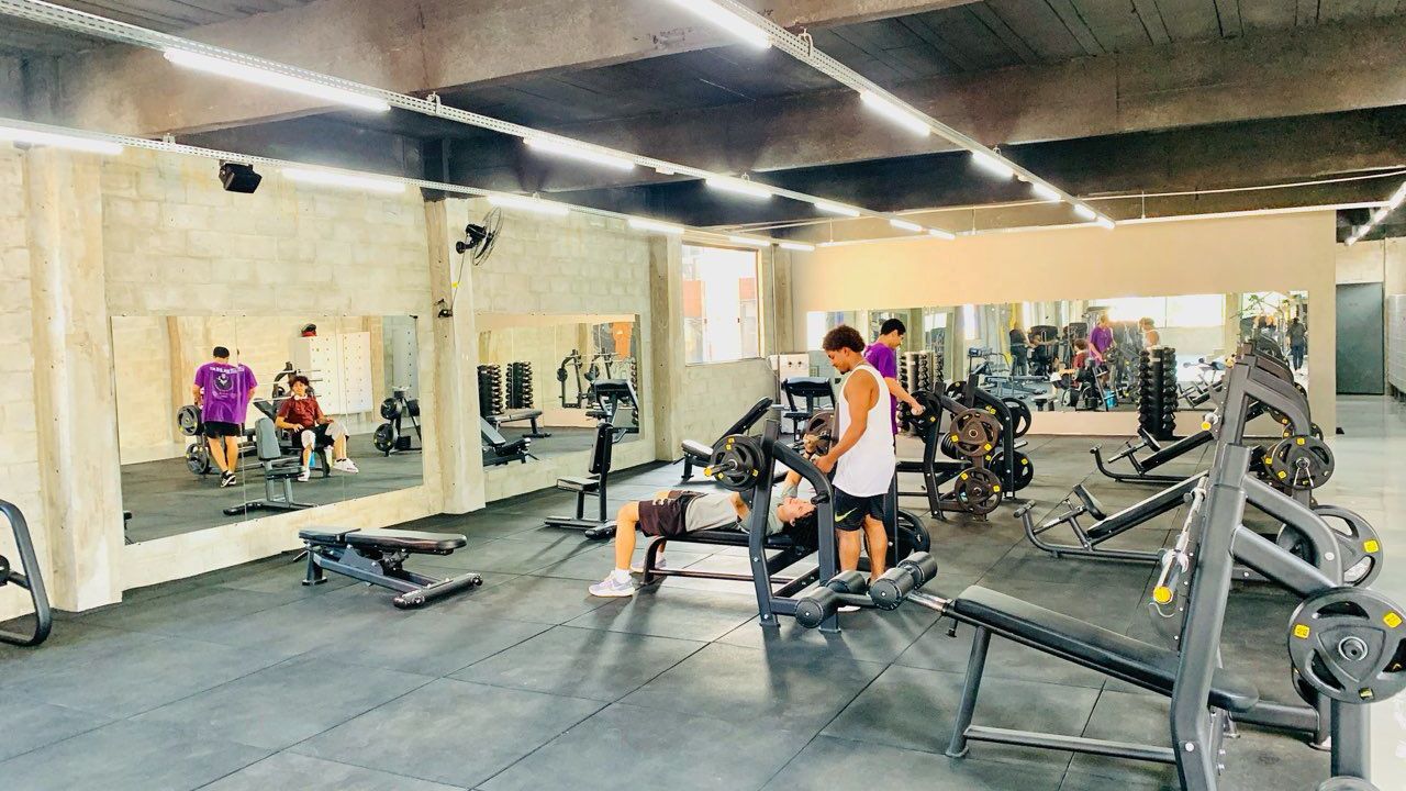 Imagem da estrutura da academia