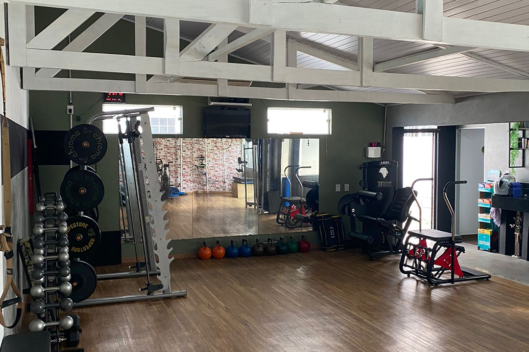 Imagem da estrutura da academia