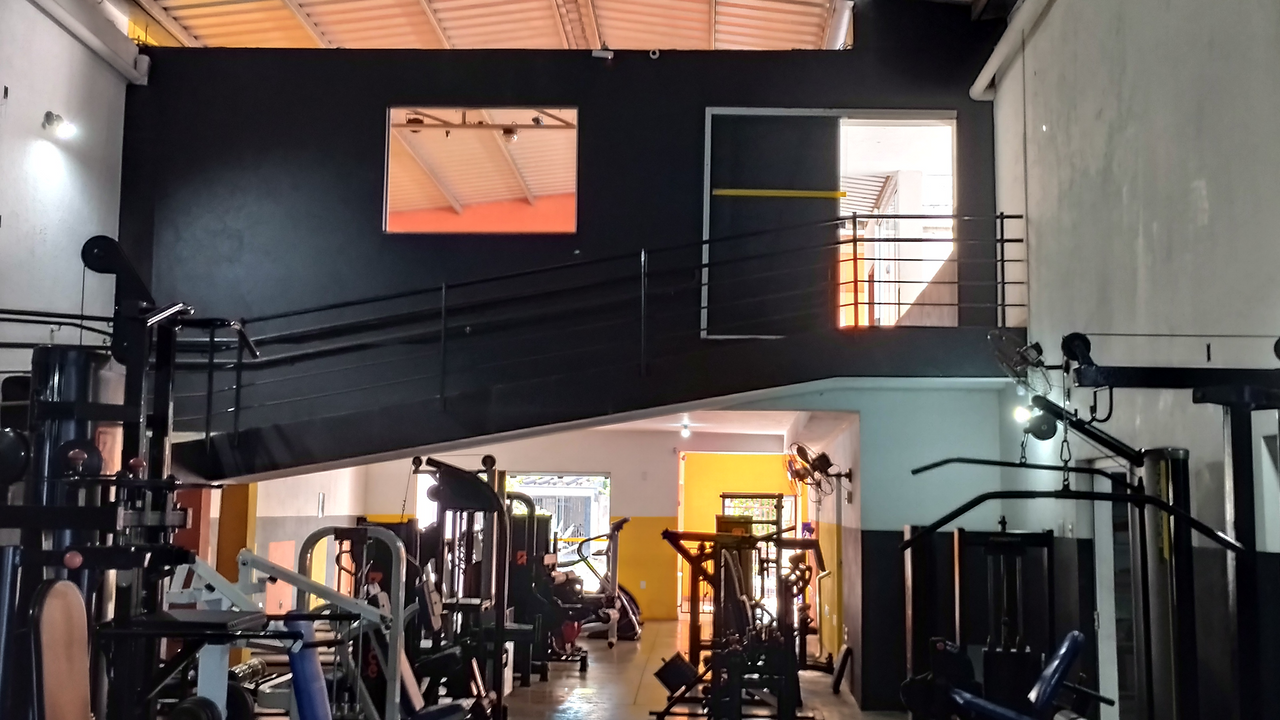 Imagem da estrutura da academia