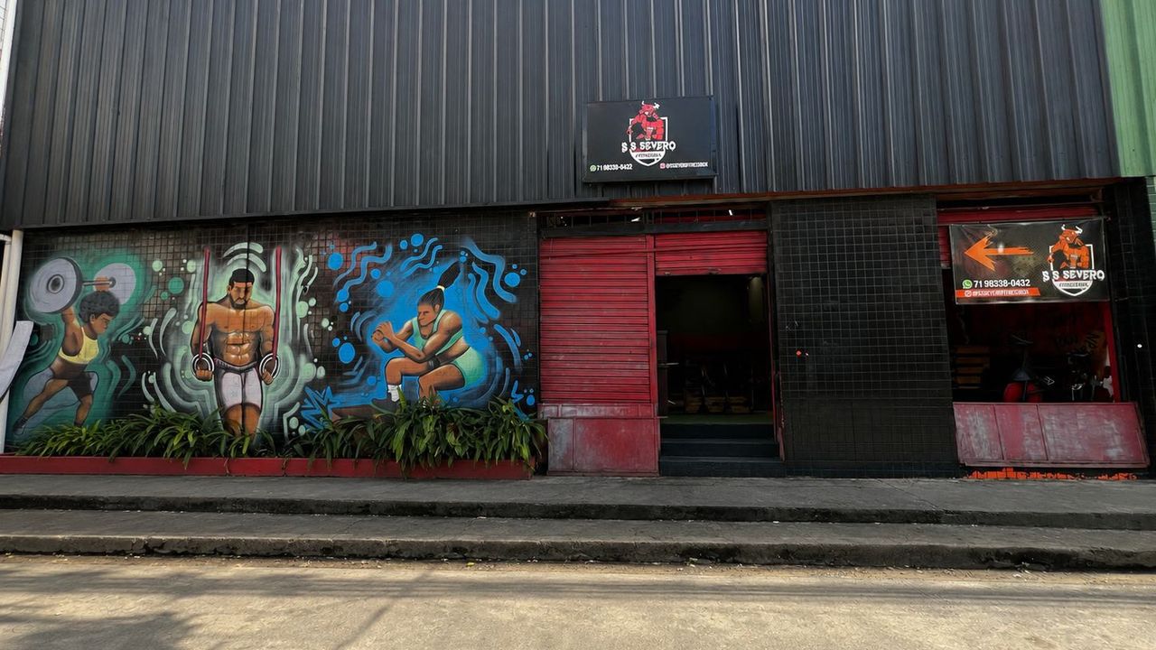 Imagem da estrutura da academia