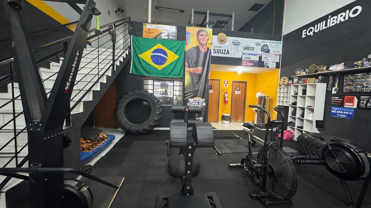 Imagem da estrutura da academia