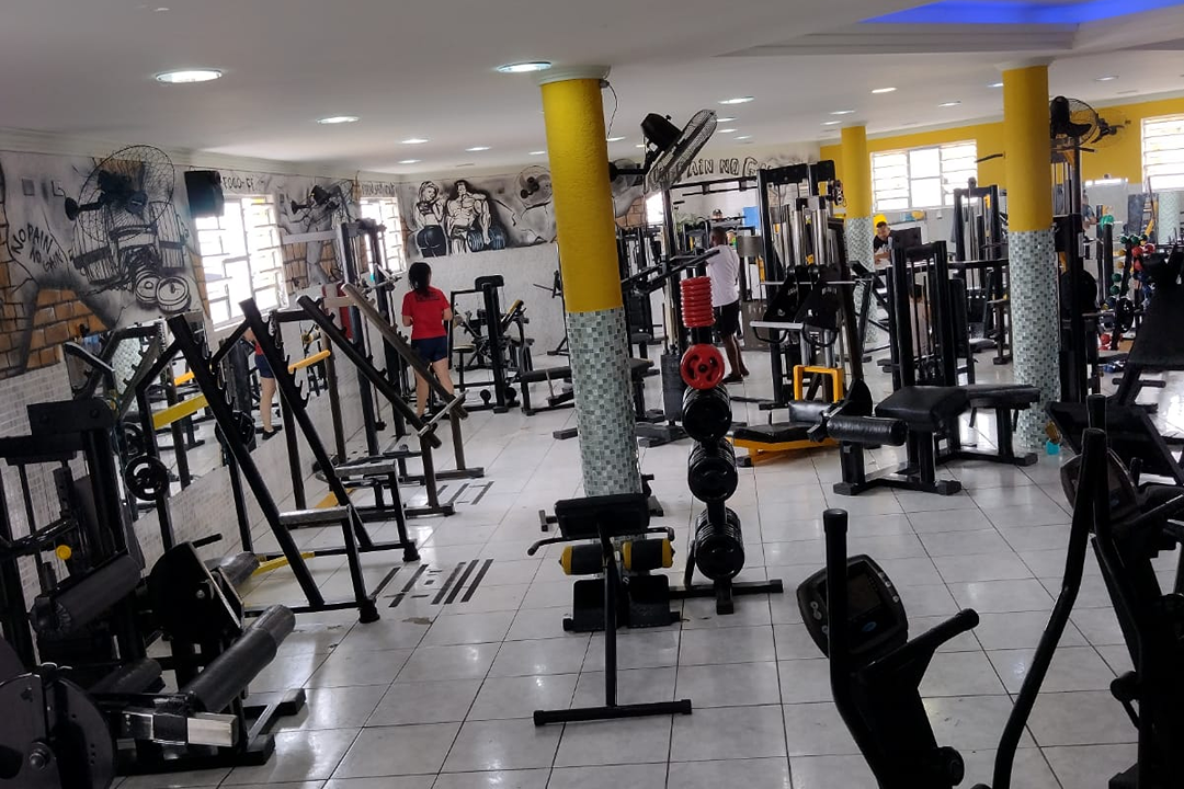 Imagem da estrutura da academia