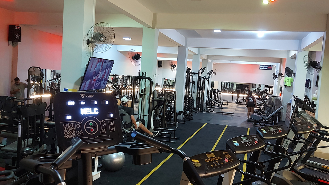 Imagem da estrutura da academia