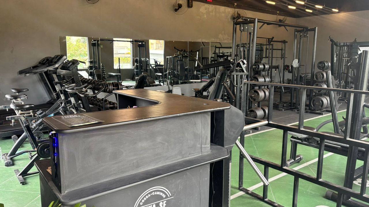 Imagem da estrutura da academia