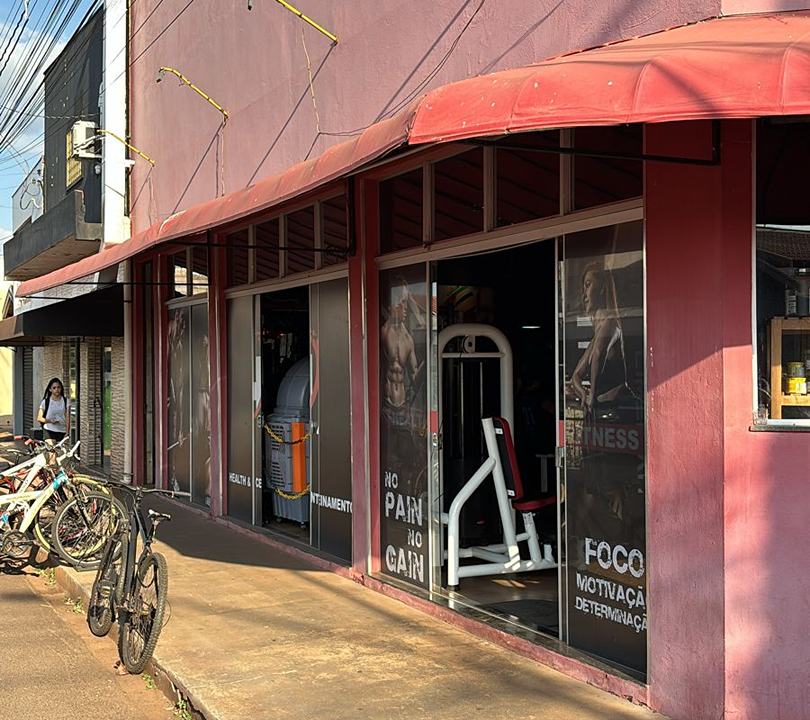 Imagem da estrutura da academia