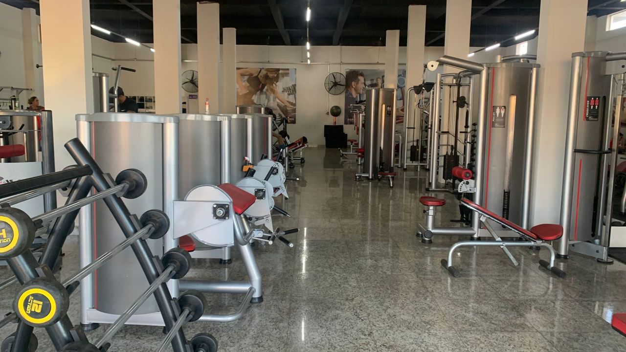 Imagem da estrutura da academia