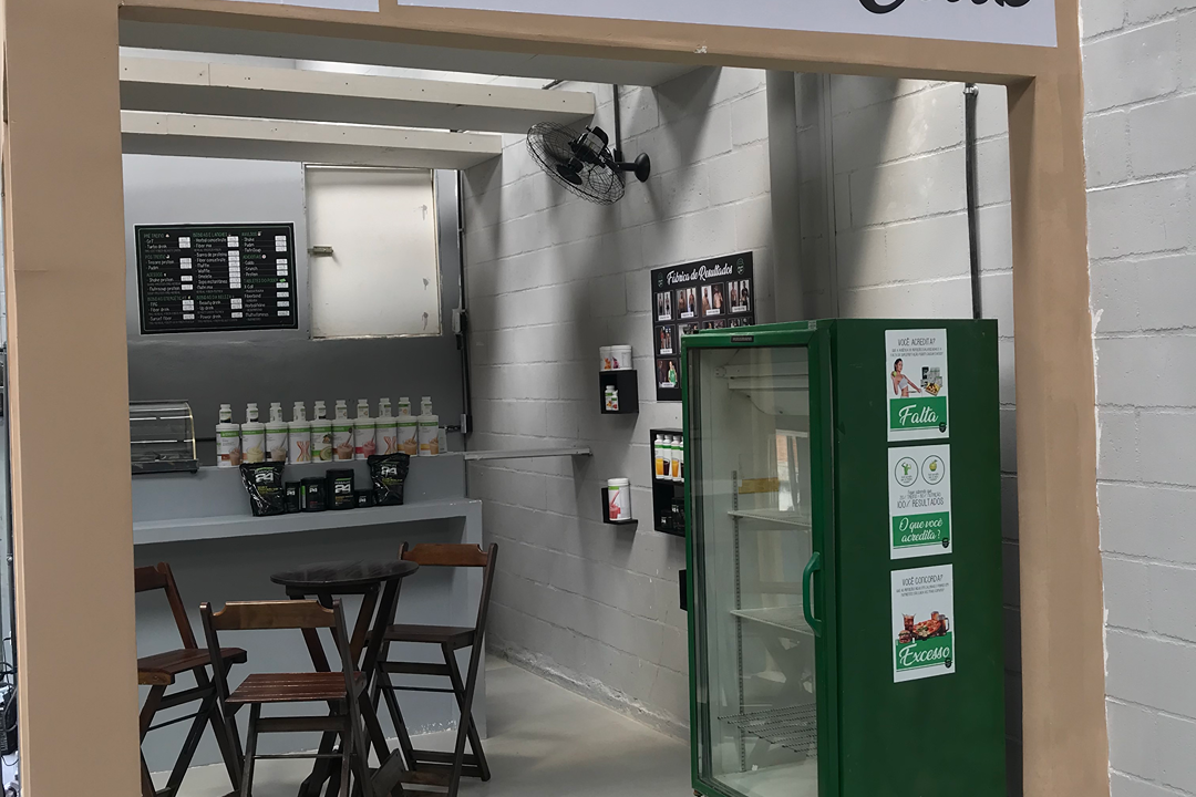 Imagem da estrutura da academia