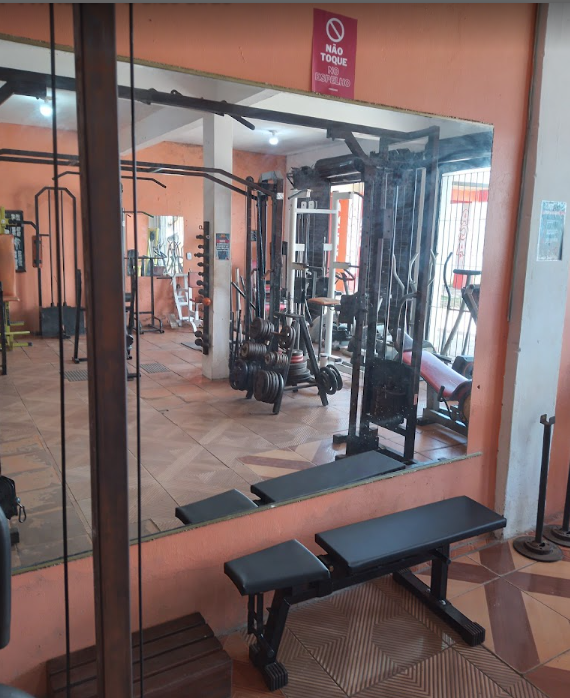 Imagem da estrutura da academia