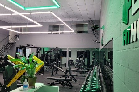 Imagem da estrutura da academia