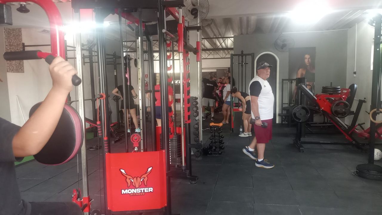 Imagem da estrutura da academia