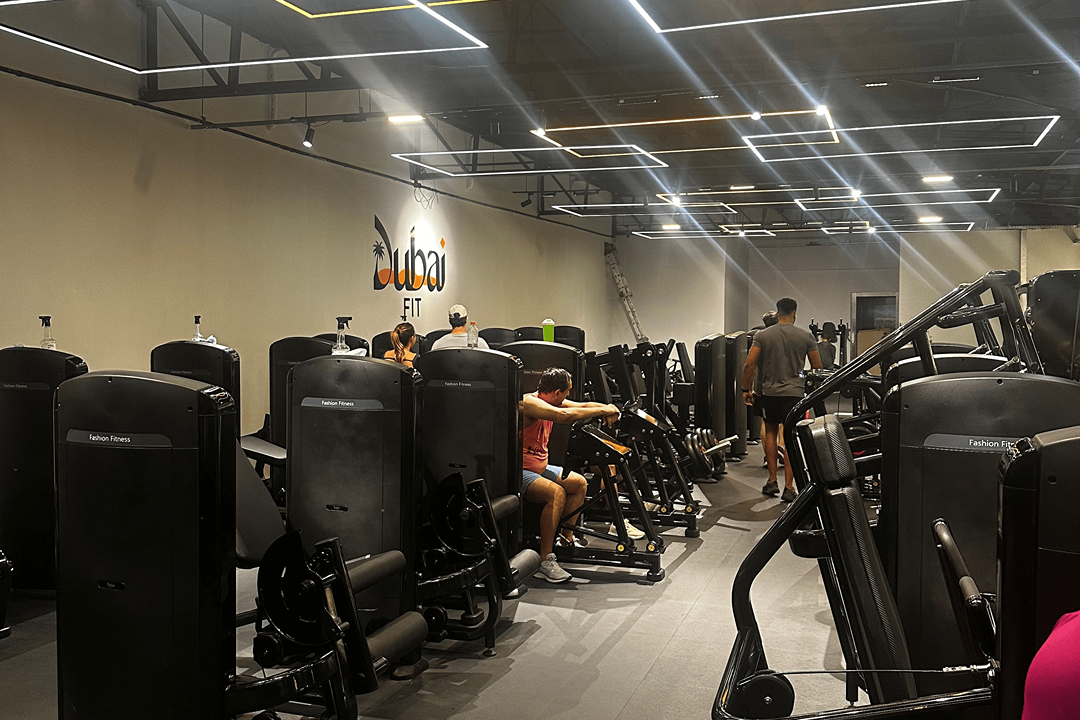 Imagem da estrutura da academia