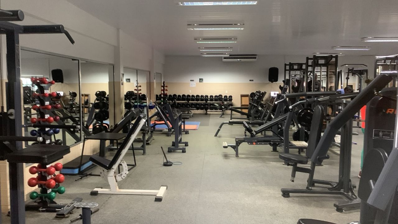 Imagem da estrutura da academia