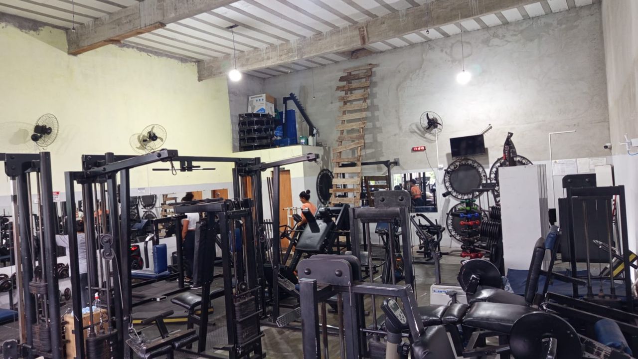 Imagem da estrutura da academia