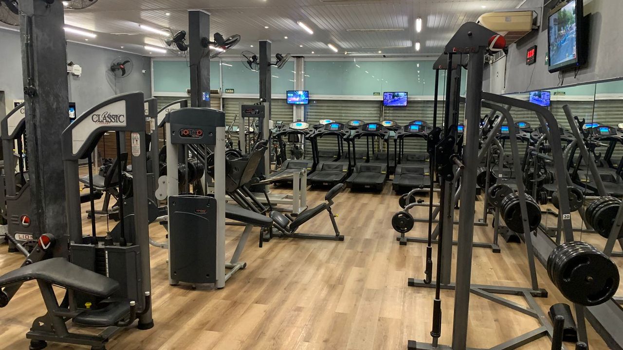 Imagem da estrutura da academia