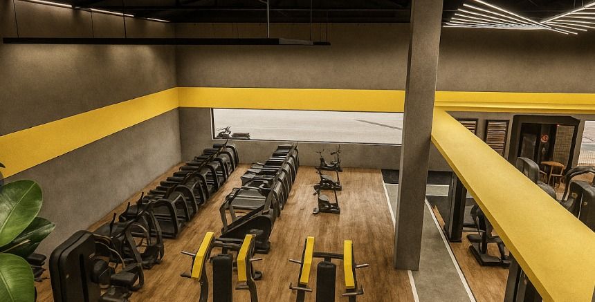 Imagem da estrutura da academia