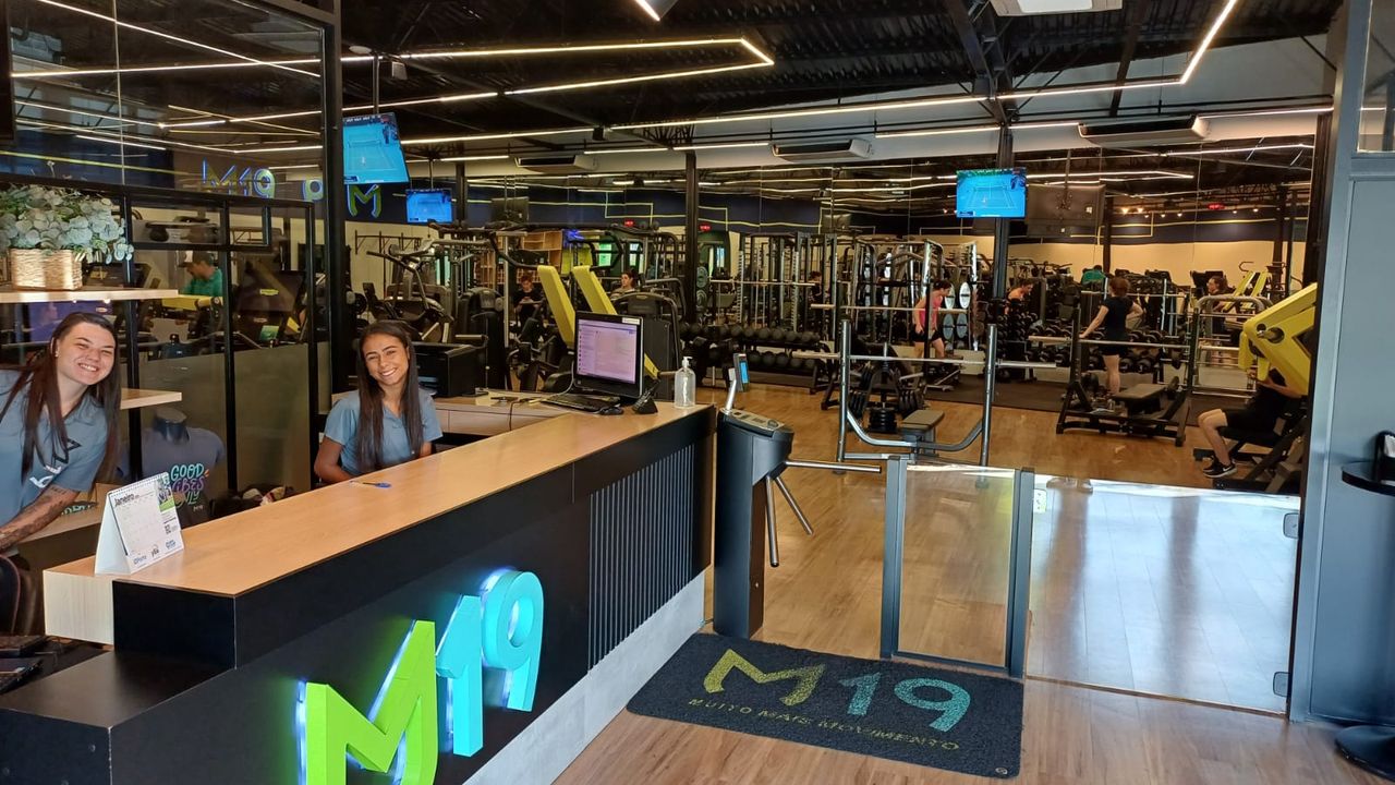 Imagem da estrutura da academia
