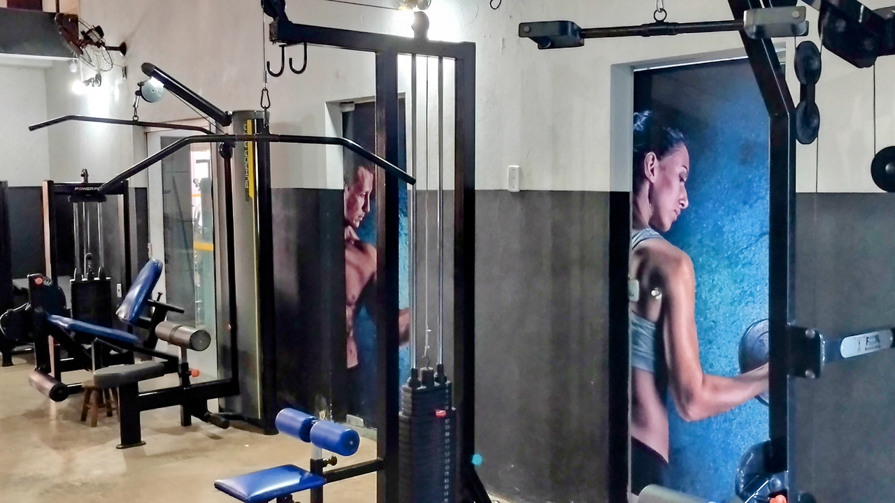 Imagem da estrutura da academia