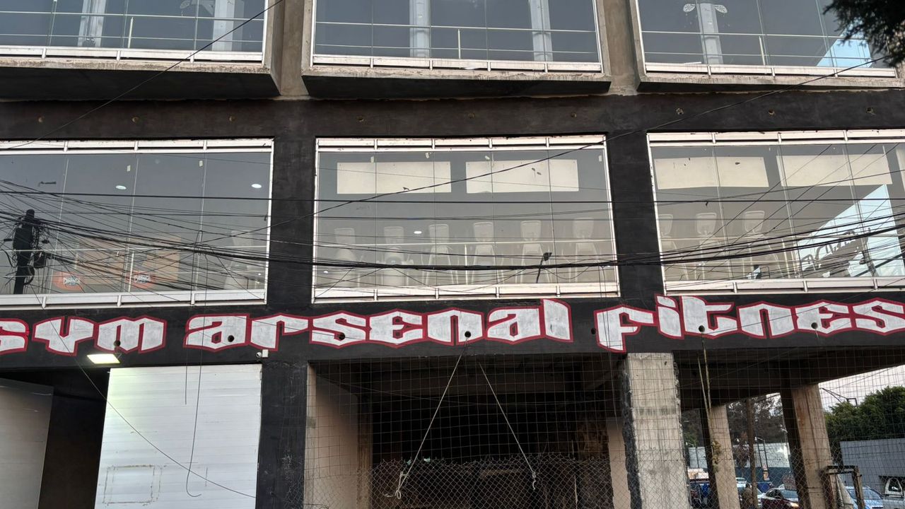 Imagem da estrutura da academia