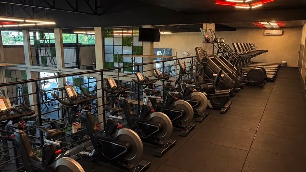 Imagem da estrutura da academia