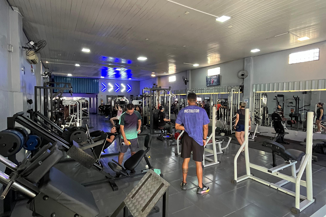 Imagem da estrutura da academia